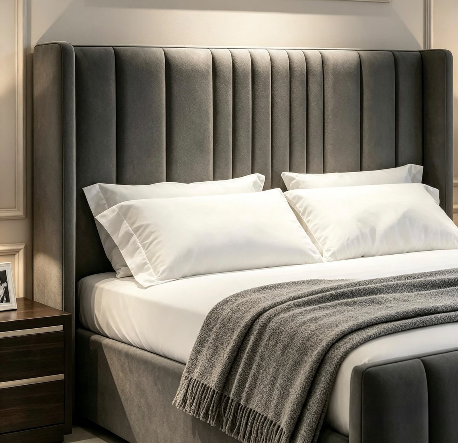 Ivory Merlot Bed - Image 5