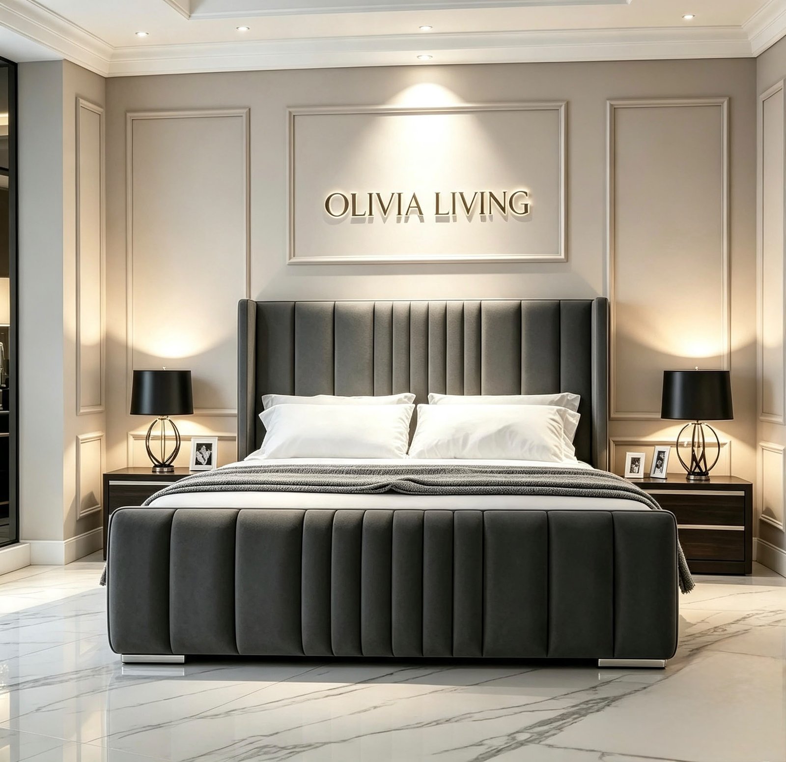 Ivory Merlot Bed - Image 10
