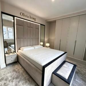 Noir Wall Mount Mirror Bed